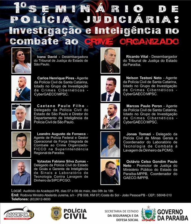 Polícia Civil realiza o I Seminário de Polícia Judiciária Investigação e Inteligência no Combate ao Crime Organizado (4).jpeg